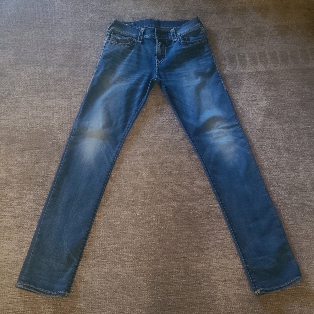 Mens True Religion Relaxed Slim Jeans